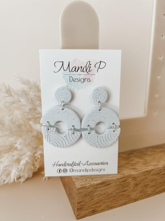 Cleo | Dusty Blue Geometric