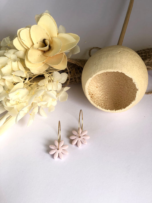 Daisy Hoop | Dusty Pink