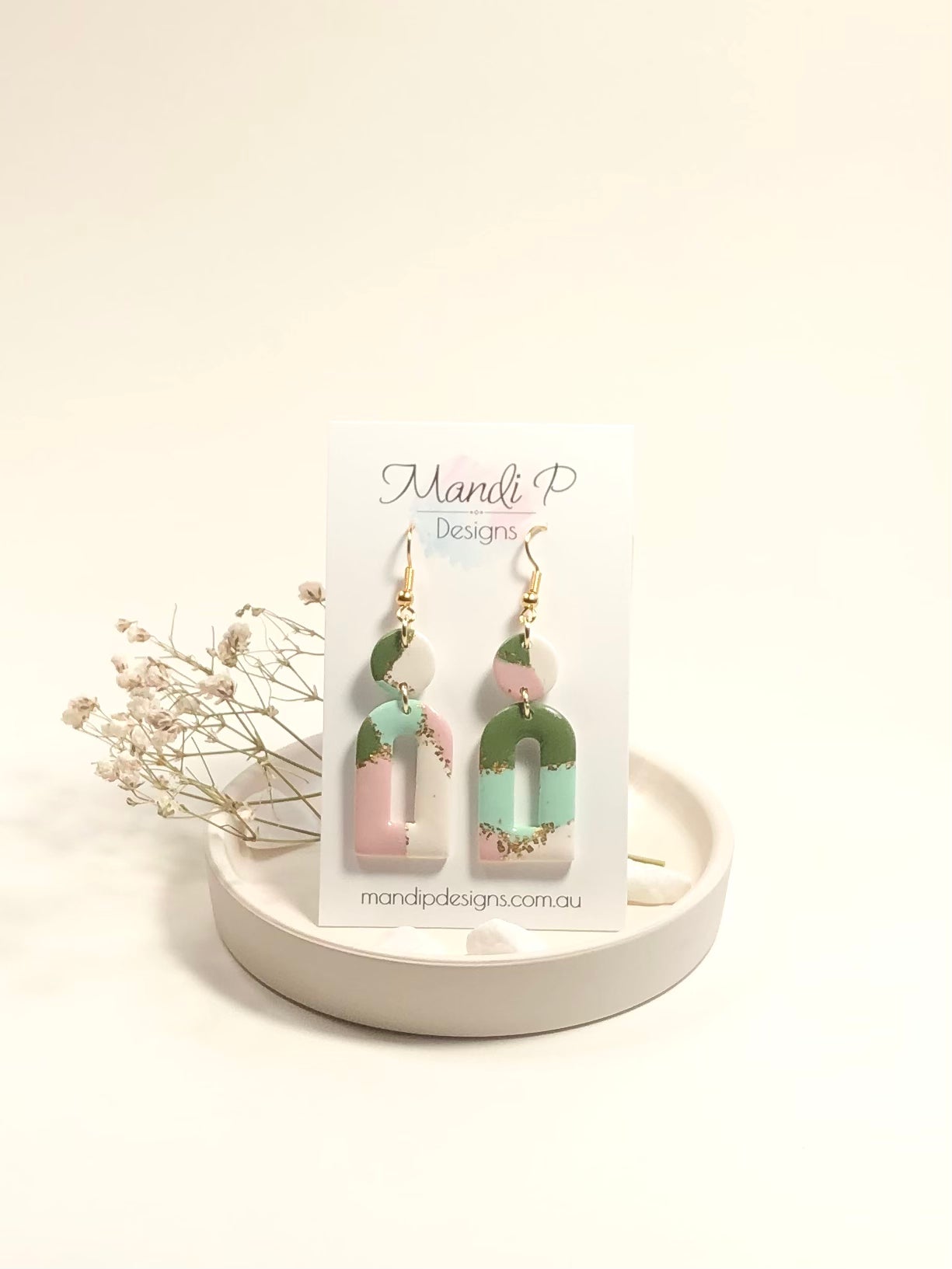 Arch | Pink & Green
