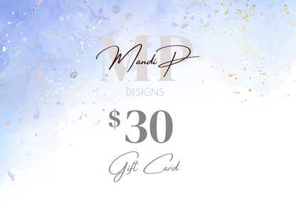 Mandi P Designs Digital Gift Card