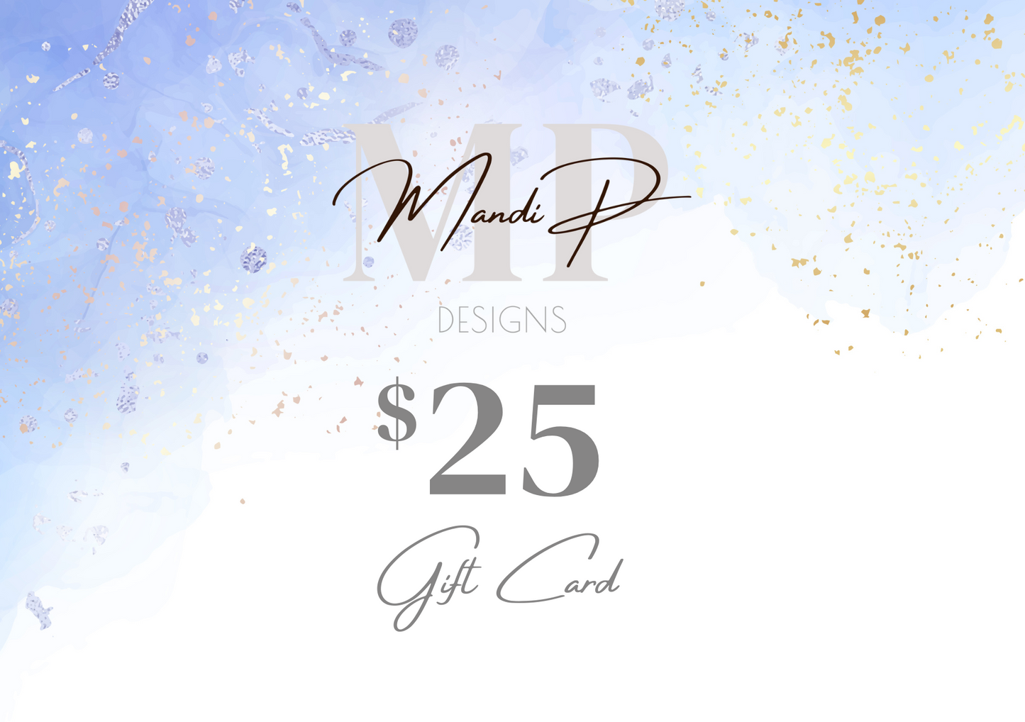 Mandi P Designs Digital Gift Card