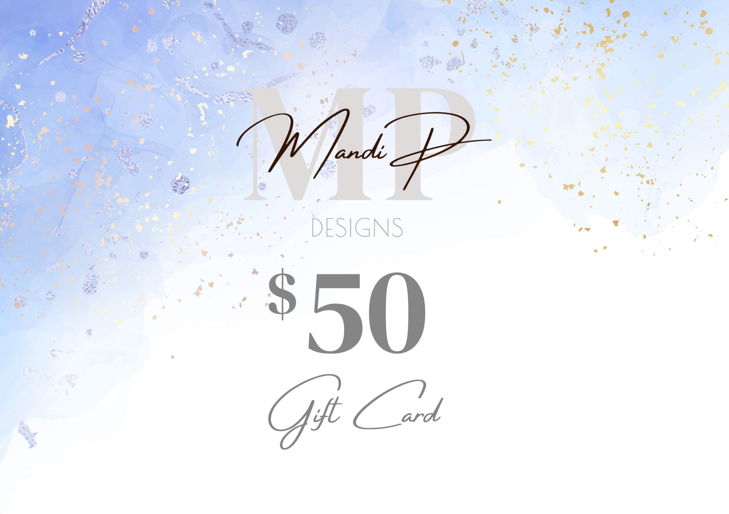 Mandi P Designs Digital Gift Card