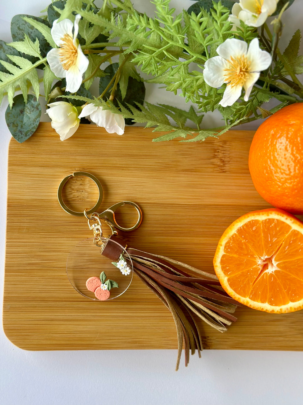 Keyring / Bag charm | Orange Juice