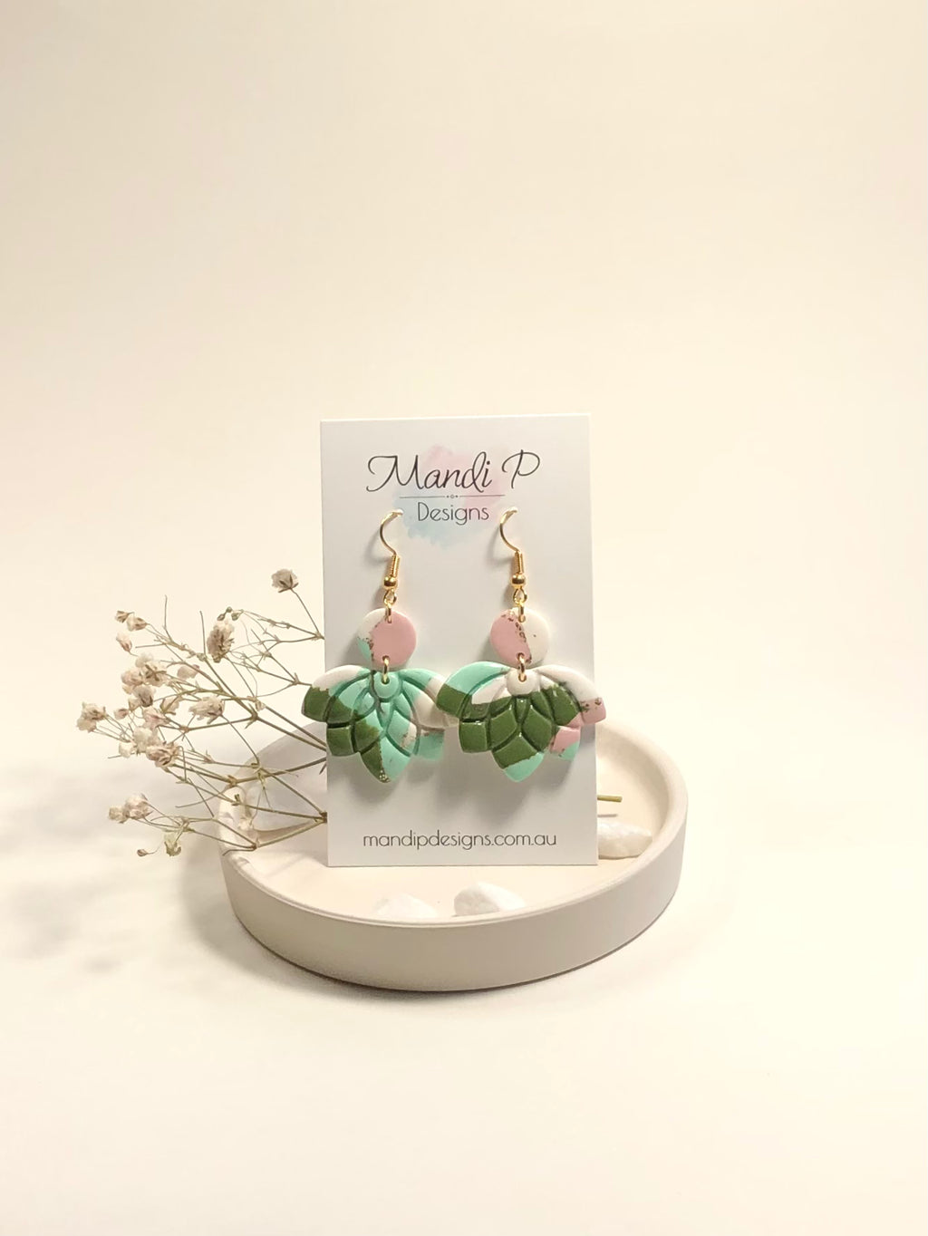 Fancy | Pink & Green